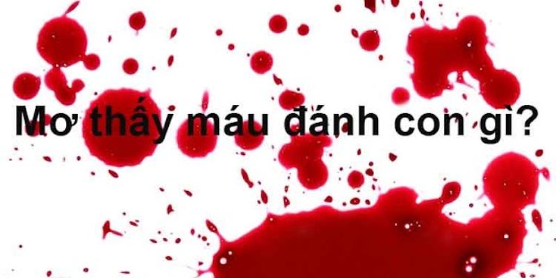 Nằm mơ thấy máu và con số