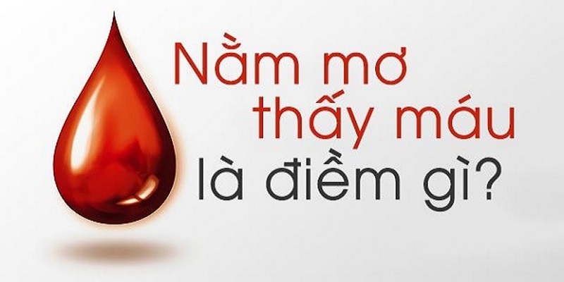 Giải đáp nghĩa mơ thấy máu đánh con gì